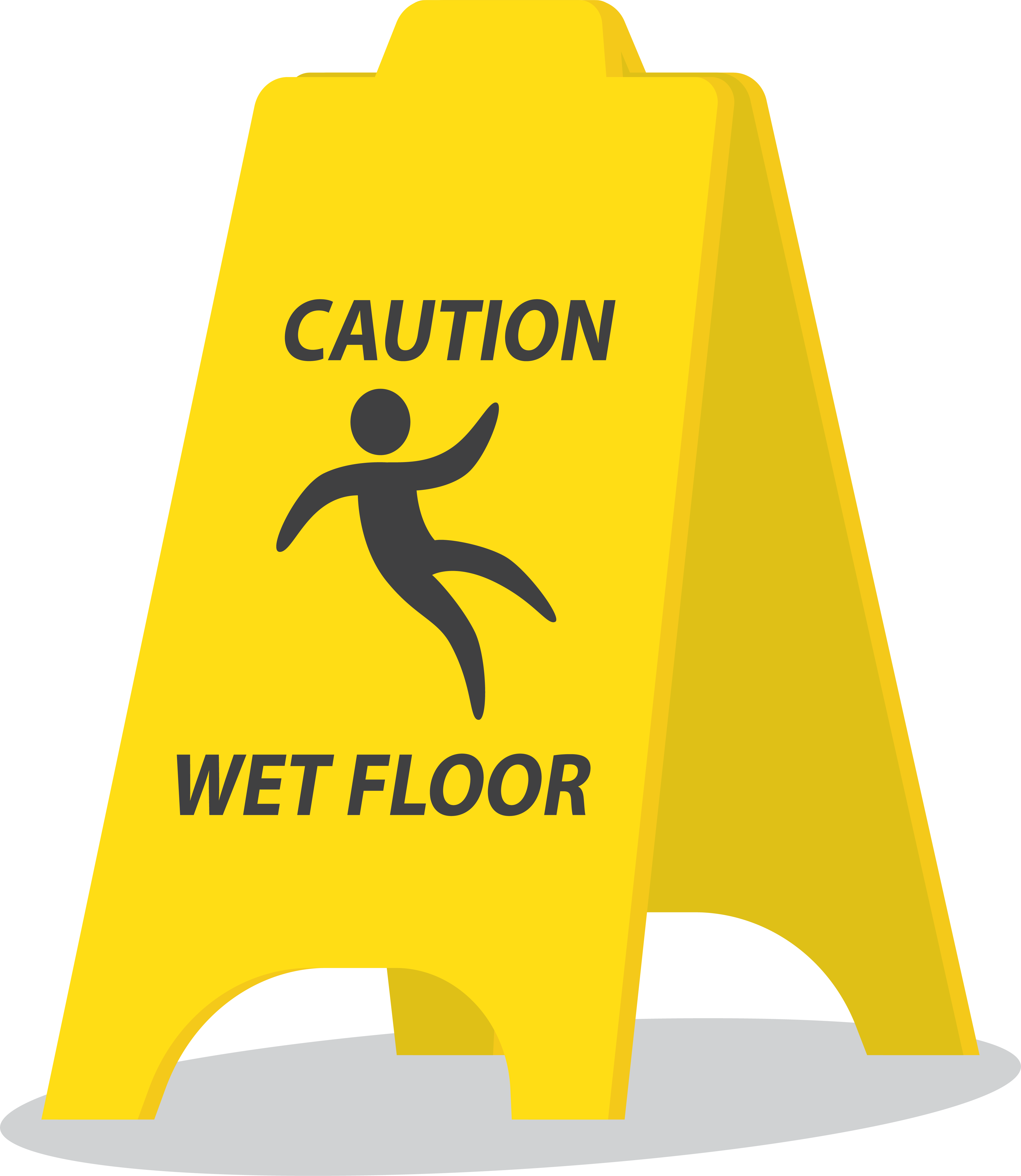 caution wet floor